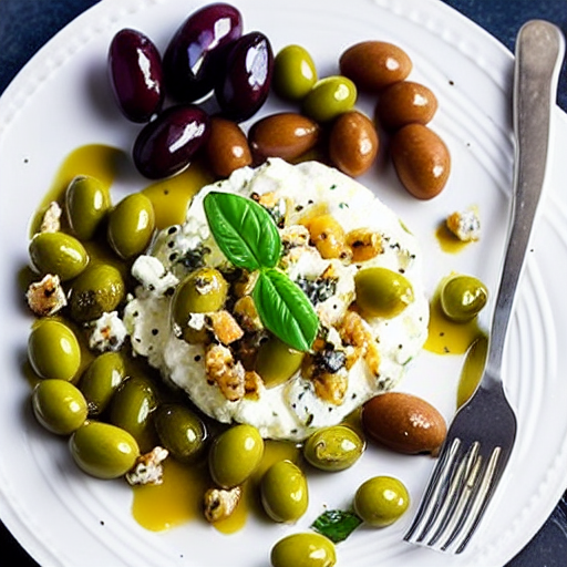 Cottage Cheese with Olives