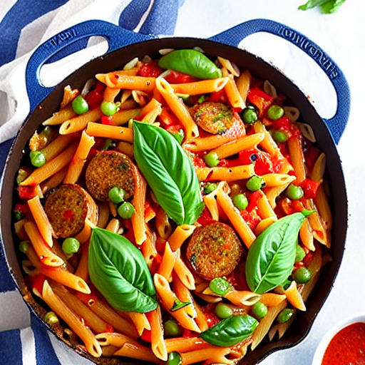 Vegan Gemista Pasta