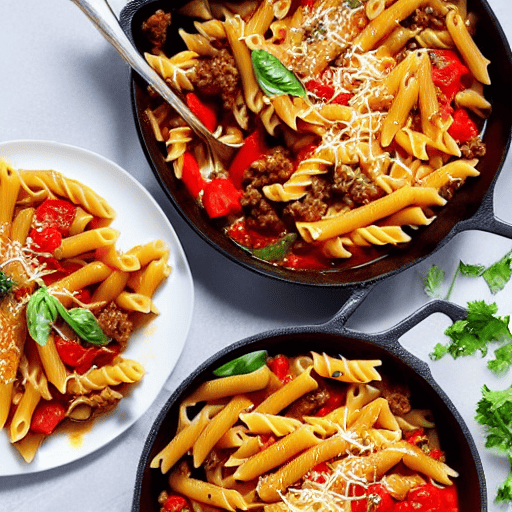 Beef and Vegetable Pasta Bake