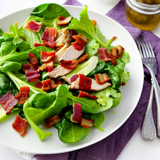 Keto Chicken and Bacon Salad