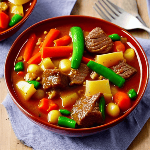 Beef and Vegetable Casserole Bowl
