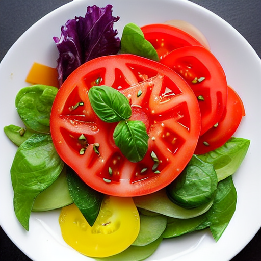 Chilled Tofu and Tomato Salad