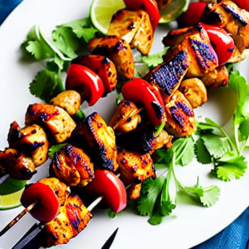 Tandoori Chicken Skewers