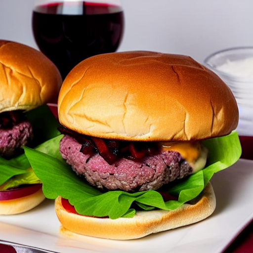 Bordeaux Red Wine Burger