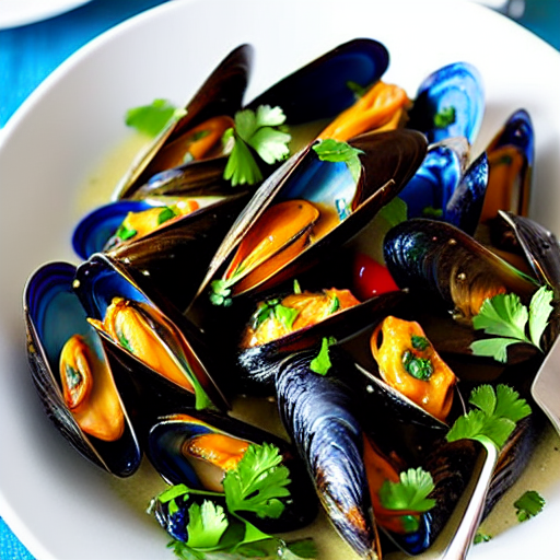 Mussels in Garlic