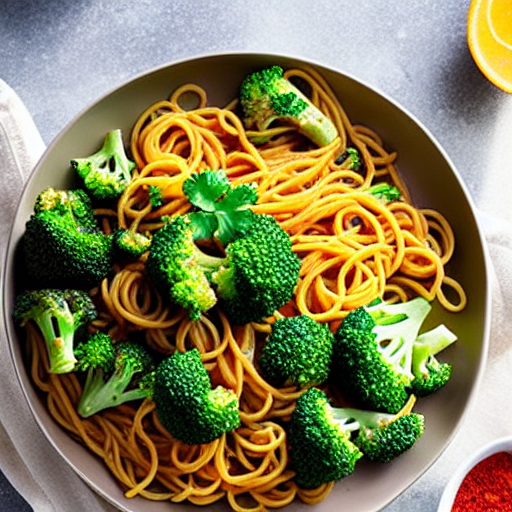 Espaguetis con Brócoli