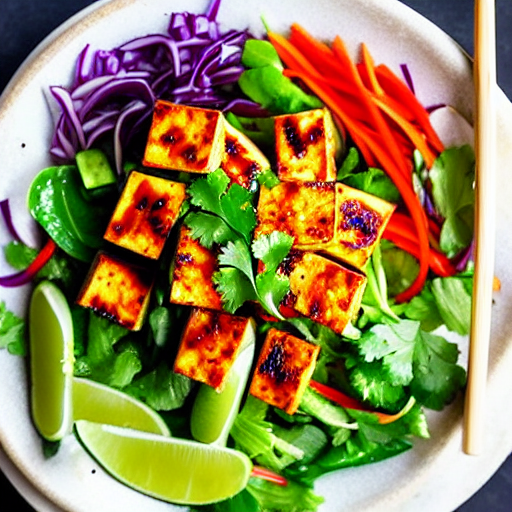 Spicy Tofu Salad