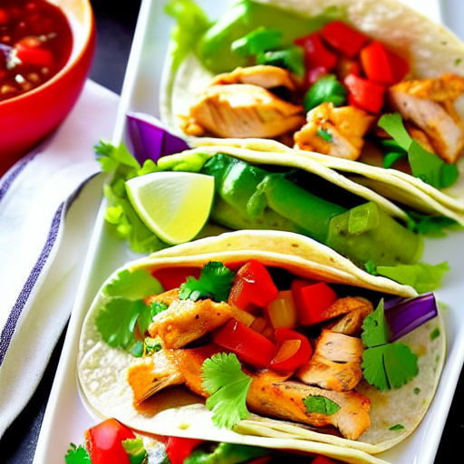 Chicken and Vegetable Tacos
