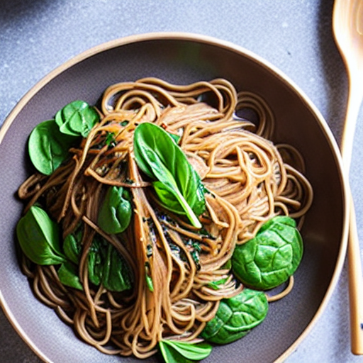 Spinach Soba