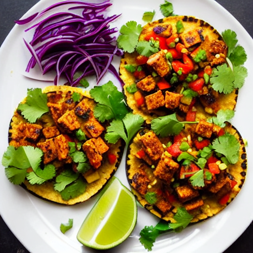 Spicy Tempeh Tostadas