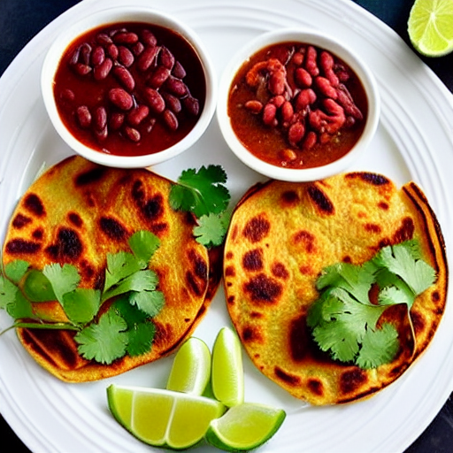 Baleadas de Frijoles