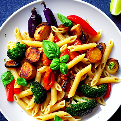 Pasta con Verduras Asadas