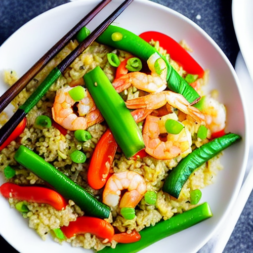 Keto Shrimp Fried Rice
