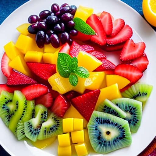 Fruit Salad with Honey