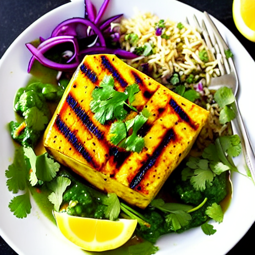 Cilantro Lemon Tofu