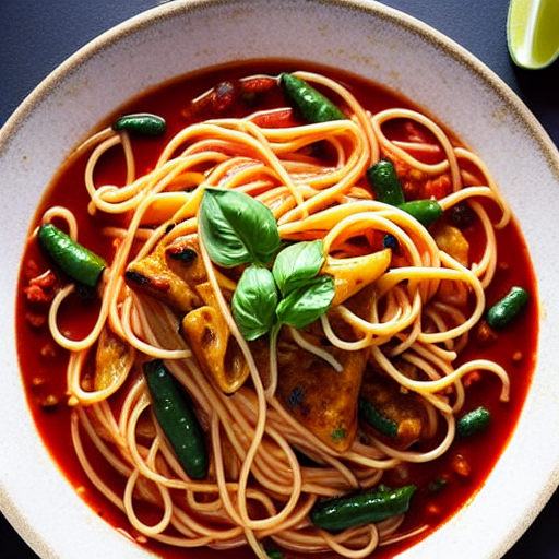 Pasta con Chiles Anchos