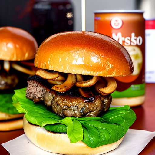 Miso Mushroom Burger