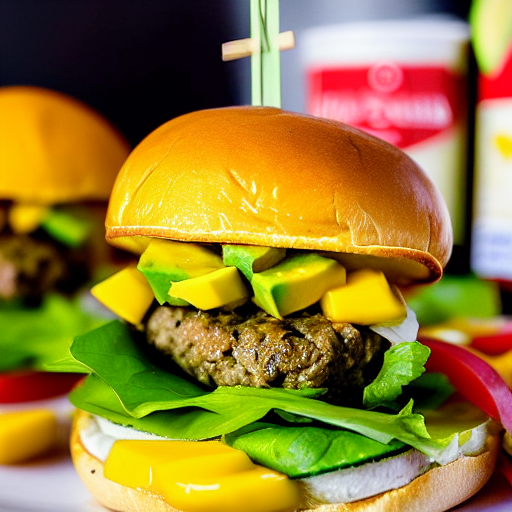 Mango Jalapeño Burger