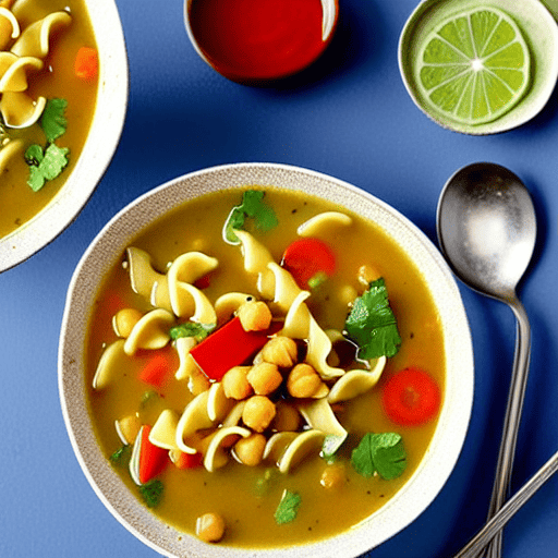 Chickpea Noodle Soup