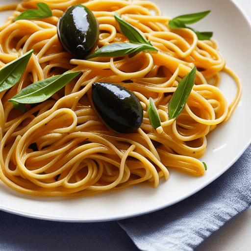 Pasta con Acciughe e Olive