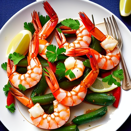 Crevettes Sautées