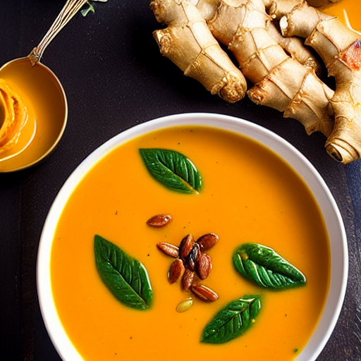 Pumpkin and Ginger Soup