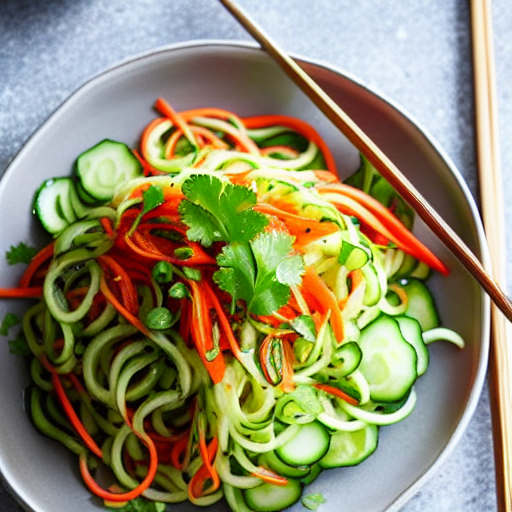 Cucumber Noodle Salad