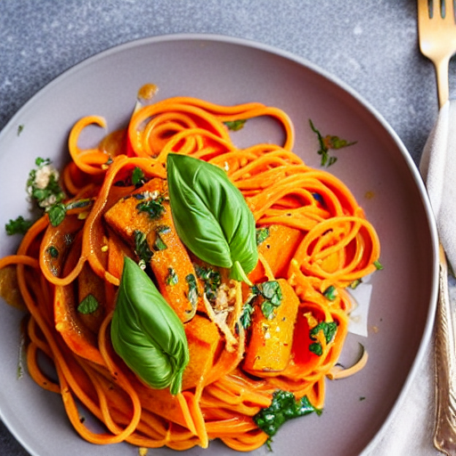 Pasta with Sweet Potatoes