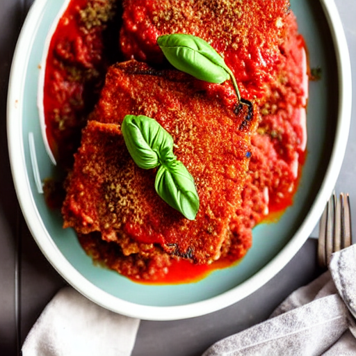Halal Eggplant Parmesan