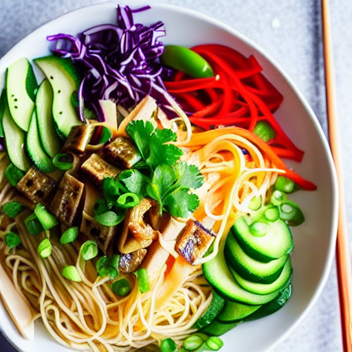 Keto Somen Salad