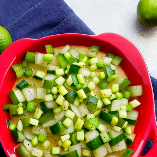 Pepinos con Limón