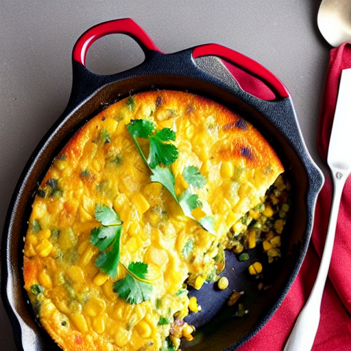 Poblano Corn Casserole