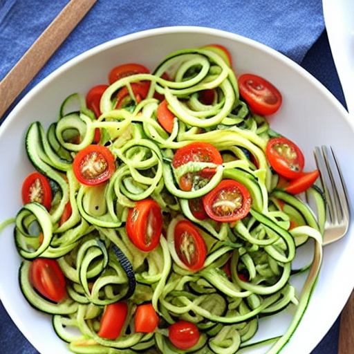 Zucchini Noodles Salad