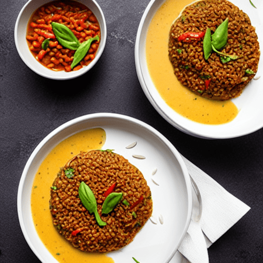 Arroz Integral com Lentilhas