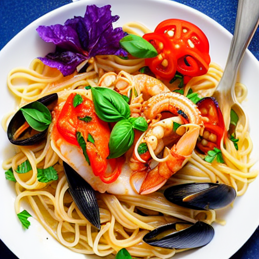 Pasta con Mariscos
