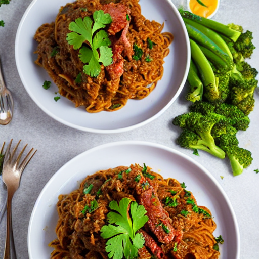 Macarrão com Carne Seca