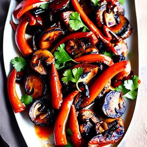 Szechuan Peppercorn Mushrooms