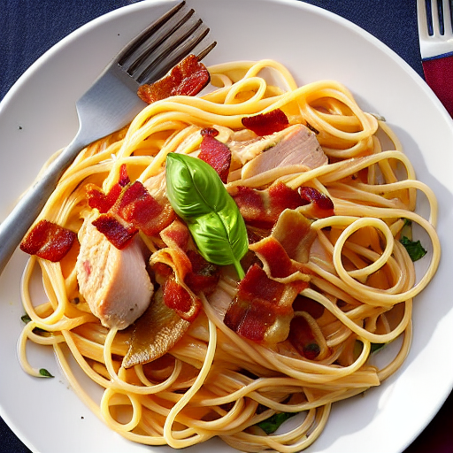 Pasta with Chicken and Bacon