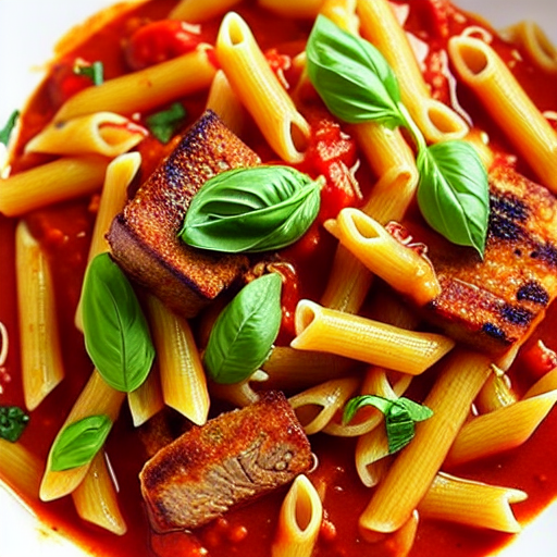 Pasta con Seitan