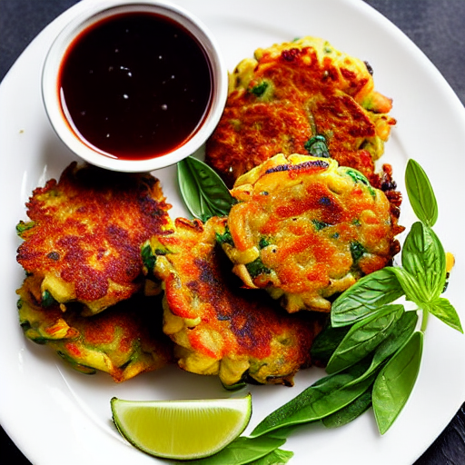 Baked Thai Herb Fritters