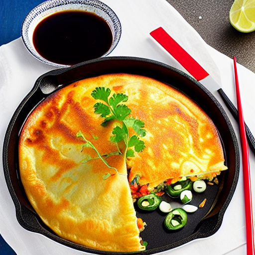 Baked Seafood Pancake