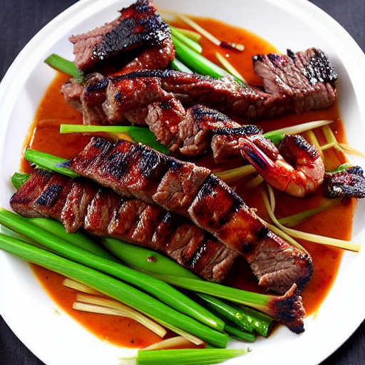 Bò Nướng Mắm Ruốc
