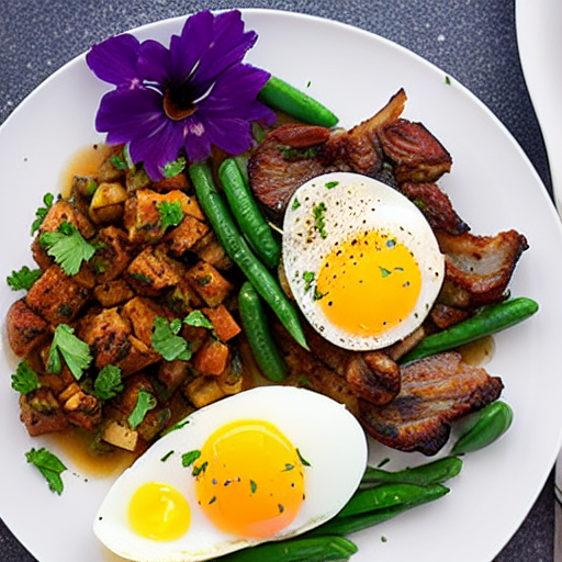 Kleftiko with Eggs
