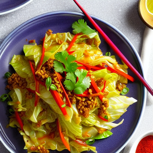 Spicy Cabbage Stir-Fry