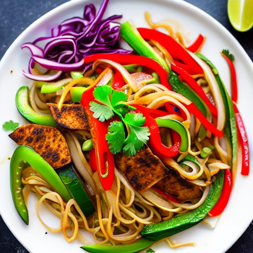 Radish Noodle Fajitas