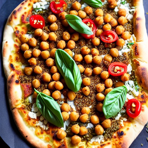Chickpea Za'atar Pizza