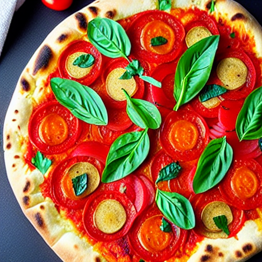 Kadai Vegetable Pizza