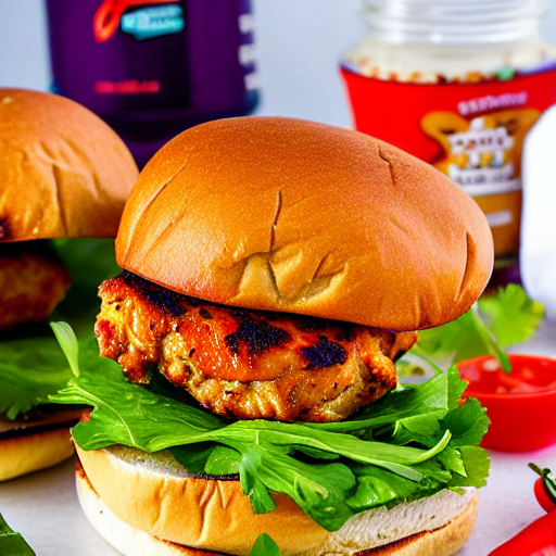 Harissa Chicken Burger