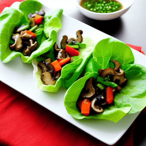 Mushroom Lettuce Wraps