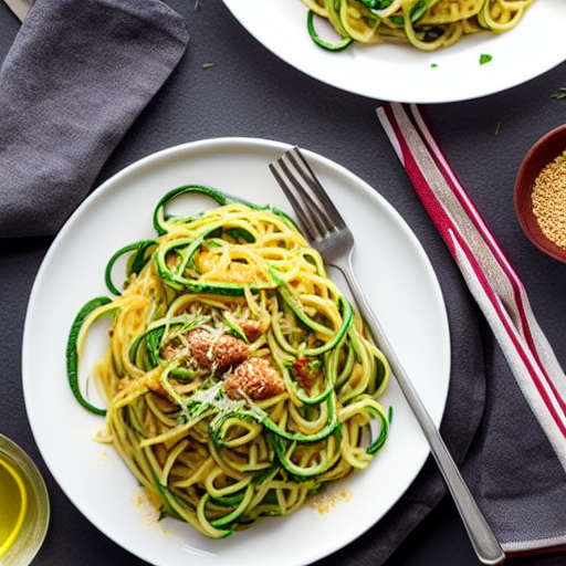 Keto Spaghetti Aglio e Olio